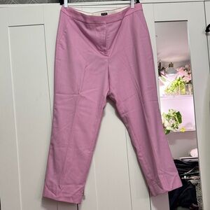 J. Crew pink Kate trousers